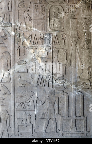 White Chapel Sesostris I (Senousert or Senousret I) (1971-1926 b.C.) Open Air Museum Karnak Stock Photo