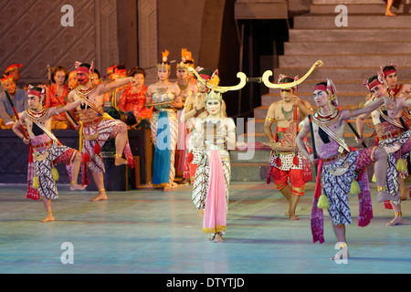 Ramayana dance, Yogyakarta, Java, Indonesia Stock Photo