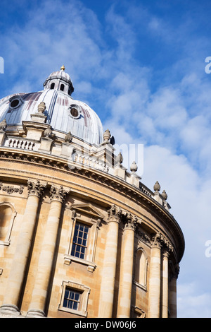 England, Oxford. Exterior of the Radcliffe Camera, reading room of the Bodleian Library, University of Oxford Stock Photo