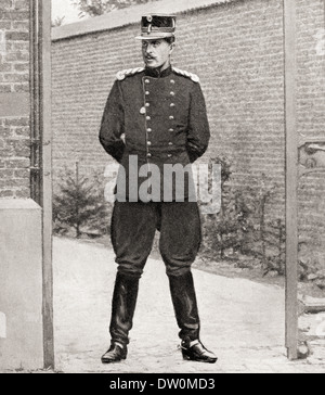 Albert I, 1875 - 1934, King of the Belgians, seen here in uniform during WWI. Stock Photo