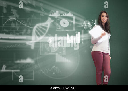 Smiling student posing Stock Photo