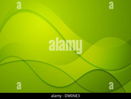 Colourful green abstract wavy background Stock Photo - Alamy