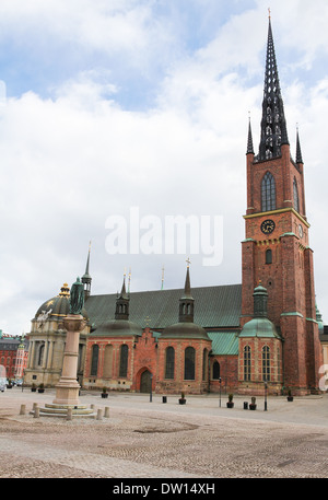Riddarholmen church in Stockholm, burial place of the Swedish kings Stock Photo