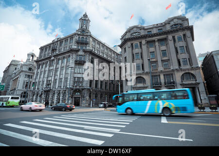 excellent historical buildings in shanghai Stock Photo