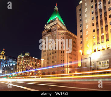 Busy Street Scene, The Bund, Shanghai, China, Circa 1900 Stock Photo ...