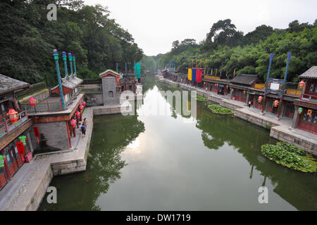 suzhou water street in beijing Stock Photo