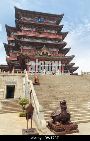 the tengwang pavilion in nanchang Stock Photo