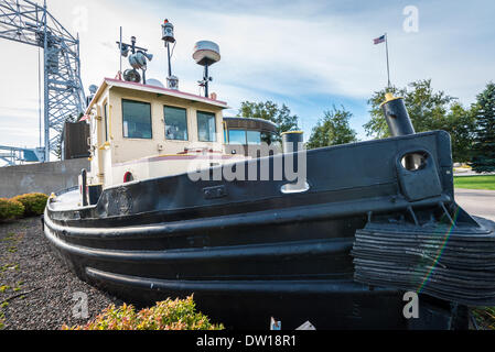 Boat in land Stock Photo