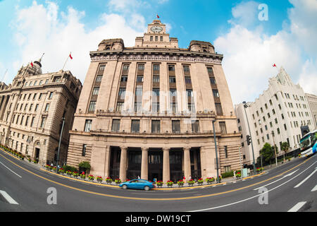 old buildings in shanghai Stock Photo