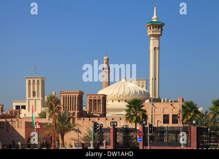 United Arab Emirates, Dubai, Bastakia Quarter, Ruler's Court, Stock Photo