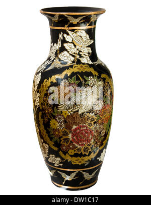 metallic vase isolated on white background Stock Photo - Alamy