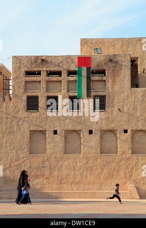 United Arab Emirates, Dubai, Shindagha Heritage Area, Sheikh Saeed al-Maktoum House, Stock Photo