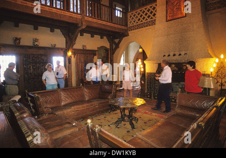 The living  room  at Scottys Castle  Death Valley National 