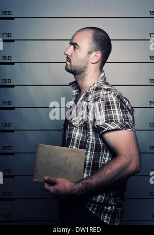 criminal portrait Stock Photo