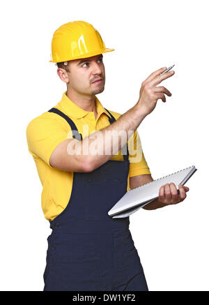 manual worker on duty Stock Photo