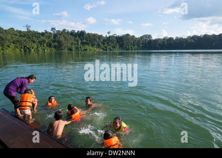 A day at Boeung Yak Loam resort in Ratanakiri province of Cambodia 