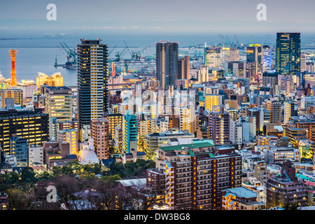 Kobe, Japan city skyline Stock Photo