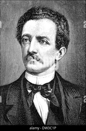Ferdinand Johann Gottlieb Lassalle, 1825 - 1864, German jurist, philosopher, and socialist political activist, Stock Photo