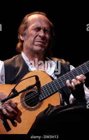 Paco de Lucia during a concert in the 'El Cante de Las Minas' Stock Photo