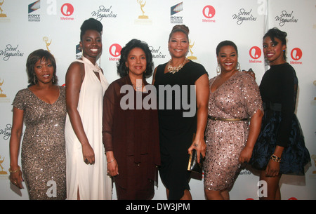 Alfre Woodard, Adepero Oduye, Phylicia Rashad, Dana Owens (Queen Latifah), Jill Scott, and Condola Rashad attends the world premiere of the Lifetime Original Movie Event, Steel Magnolias held at the Paris Theater Where: New York, United States When: 03 Oc Stock Photo