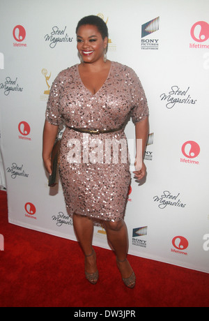 Jill Scott attends the world premiere of the Lifetime Original Movie Event, Steel Magnolias held at the Paris Theater Featuring: Jill Scott Where: New York, United States When: 03 Oct 2012 Stock Photo