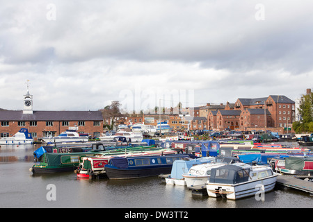 Stourport Basin, Stourport, Worcestershire, England, UK Stock Photo