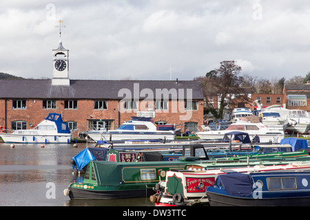 Stourport Basin, Stourport, Worcestershire, England, UK Stock Photo