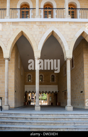 Campus of the American University of Beirut located on the Mediterranean Sea in Beirut, Lebanon. Stock Photo