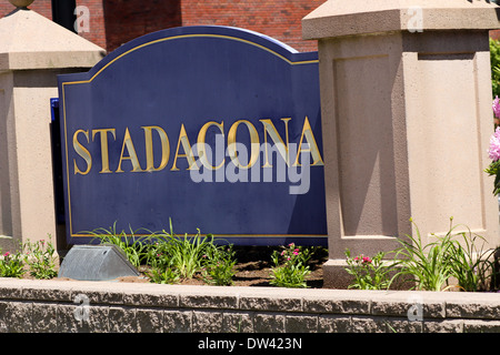 Stadacona in the North end of Halifax, N.S., June 6, 2012 Stock Photo