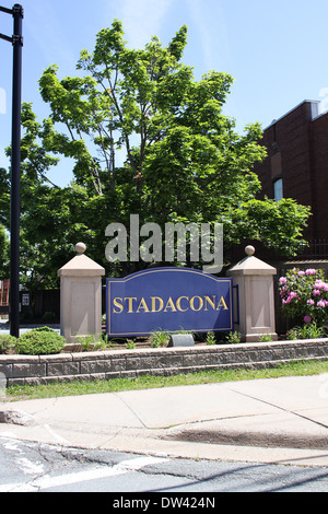 Stadacona in the North end of Halifax, N.S., June 6, 2012 Stock Photo