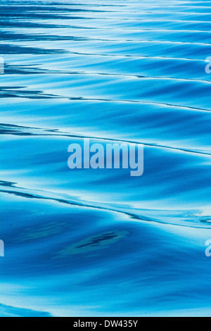 Swells in calm water, Alaska Stock Photo