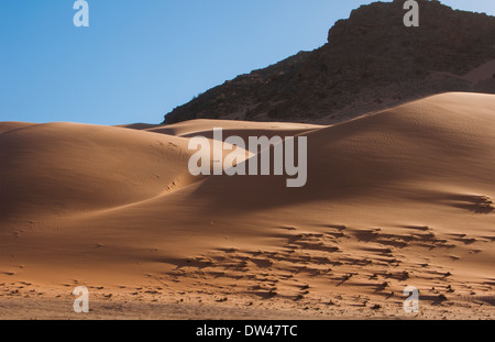 Namibia Northern Desert of Namib Desert tall wonderful sand dunes of Hartmann Berge deserted land Hartmann Valley Marienflub with hills and ripples Stock Photo