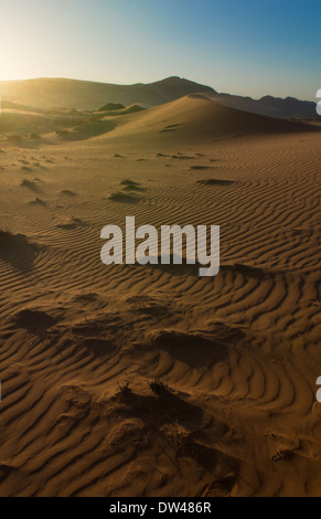 Namibia Northern Desert of Namib Desert tall wonderful sand dunes of Hartmann Berge deserted land Hartmann Valley Stock Photo