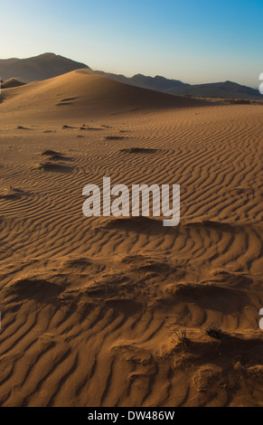 Namibia Northern Desert of Namib Desert tall wonderful sand dunes of Hartmann Berge deserted land Hartmann Valley Stock Photo