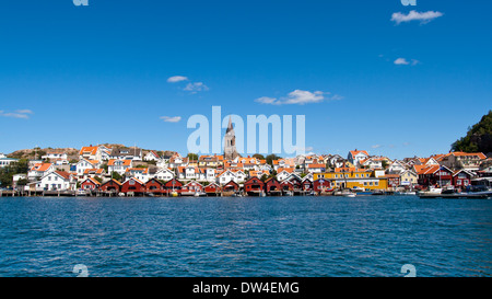 Swedish fishing village Fjällbacka on the West coast. Bohuslan, Sweden Stock Photo