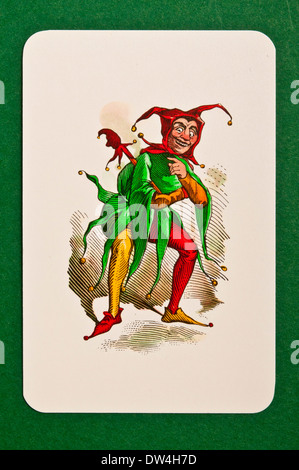 Jolly joker card Stock Photo