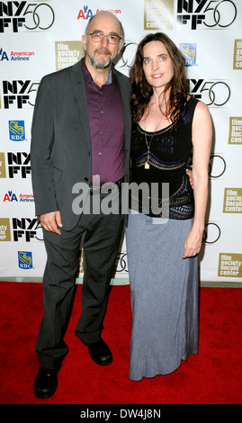 Richard Schiff with Sheila Kelley The 50th New York Film Festival - 'Not Fade Away' - Premiere Featuring: Richard Schiff with Sheila Kelley Where: New York City, United States When: 06 Oct 2012 Stock Photo