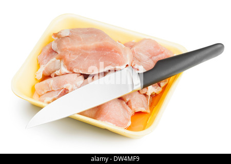Download Plastic Tray With Raw Fresh Pork Minced Meat On White Background Packaging Design For Mock Up Stock Photo Alamy Yellowimages Mockups