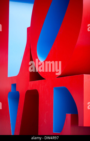 Love Sculpture 1359 Avenue of the Americas New York Stock Photo