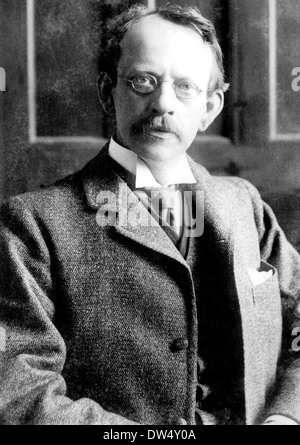 J.J.THOMSON - Joseph John Thomson - (1856-1940) English physicist about 1912 Stock Photo