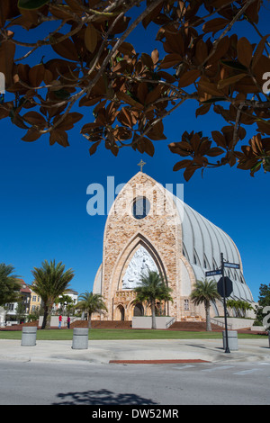 Ave Maria, Florida - The Ave Maria Oratory, a Roman Catholic church in a planned community. Stock Photo