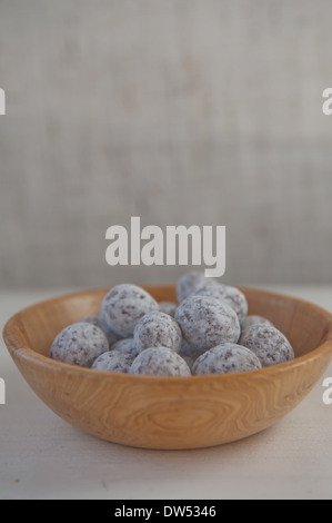 White chocolate candies Stock Photo