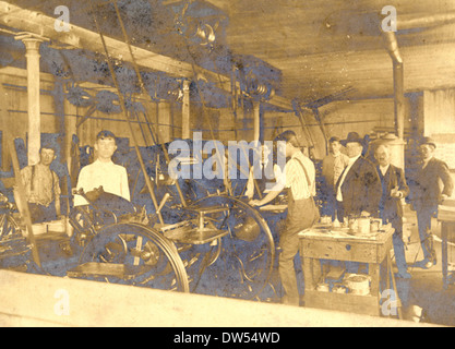 Guiding Star Publishing House staff at work in chicago, Illinois Stock Photo