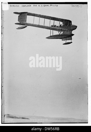 Burgess Seaplane for N.Y. Naval Militia (LOC) Stock Photo