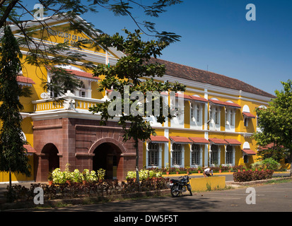 India, Goa, Panjim, Fontainhas, High Court of Bombay at Goa Stock Photo