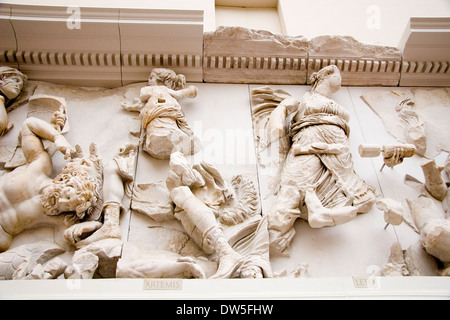 Pergamon museum, Zeus altar, Berlin Stock Photo