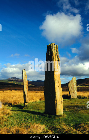 The Standing Stones of Machrie Moor, Machrie, Isle of Arran, Ayrshire Stock Photo