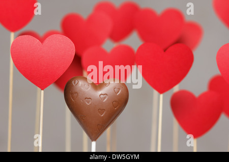 valentines day chocolate background