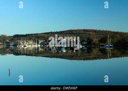 Kirkcudbright from The Stell, Dumfries and Galloway Stock Photo