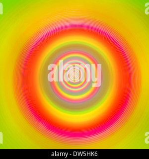 Colorful Rainbow Tunnel Made out of Slinky leading to Infinity Stock Photo